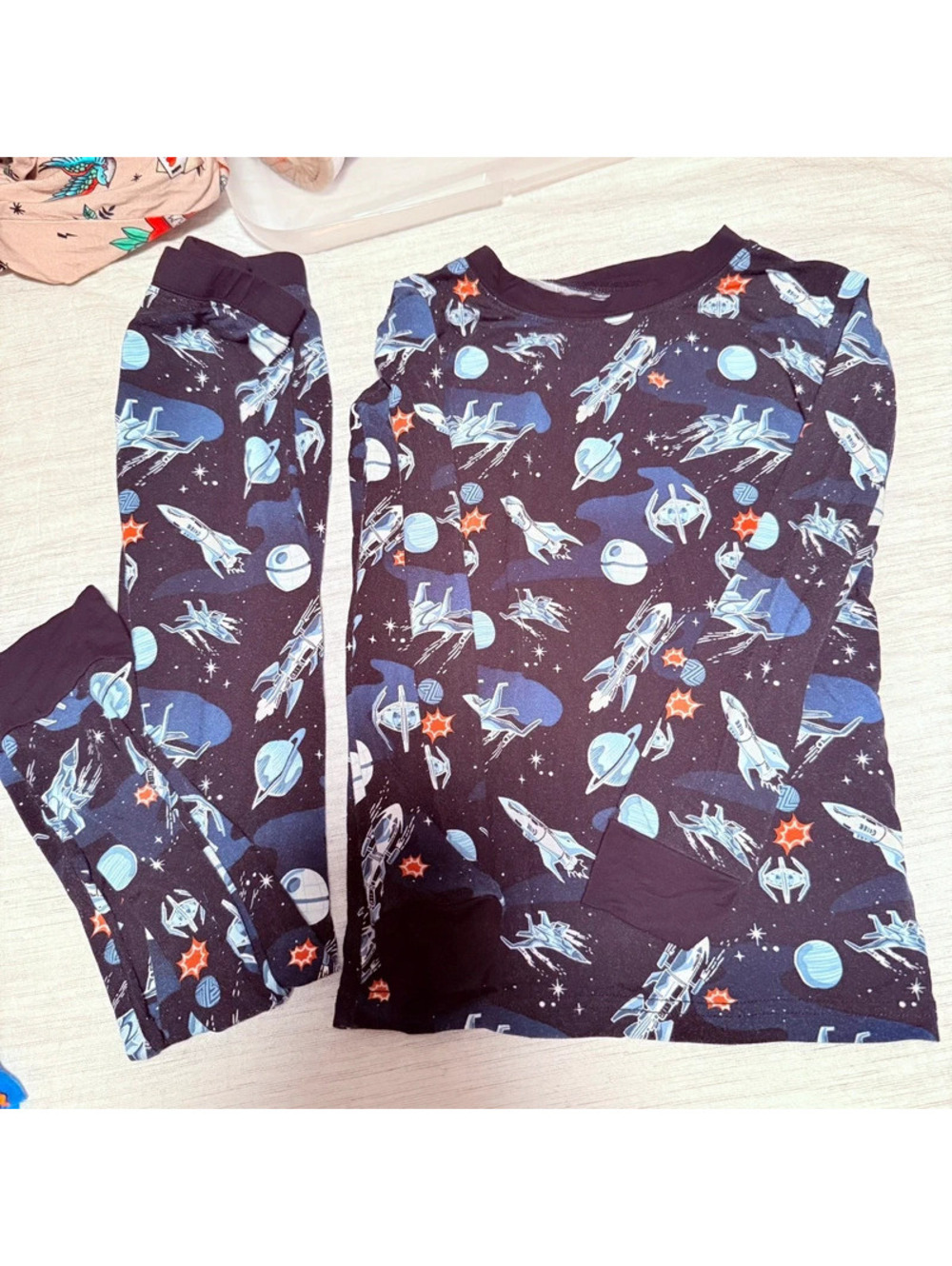 Fletch Star Wars space two piece bamboo pajama